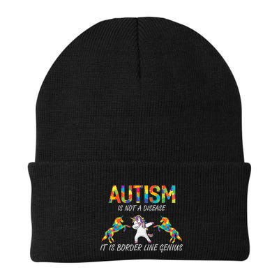 Unicorn Dabbing Autism Awareness Month Costume Puzzle Gift Beanie