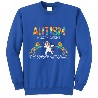 Unicorn Dabbing Autism Awareness Month Costume Puzzle Gift Sweatshirt