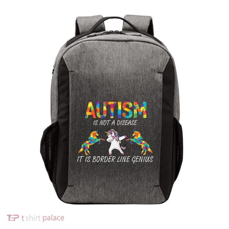 Unicorn Dabbing Autism Awareness Month Costume Puzzle Gift Vector Backpack