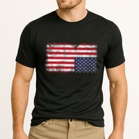 Upside Down American Flag Distress United States Usa Cooling Performance Crew T-Shirt