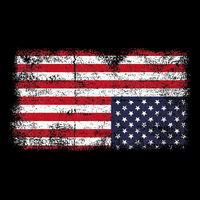 Upside Down American Flag Distress United States Usa Cooling Performance Crew T-Shirt