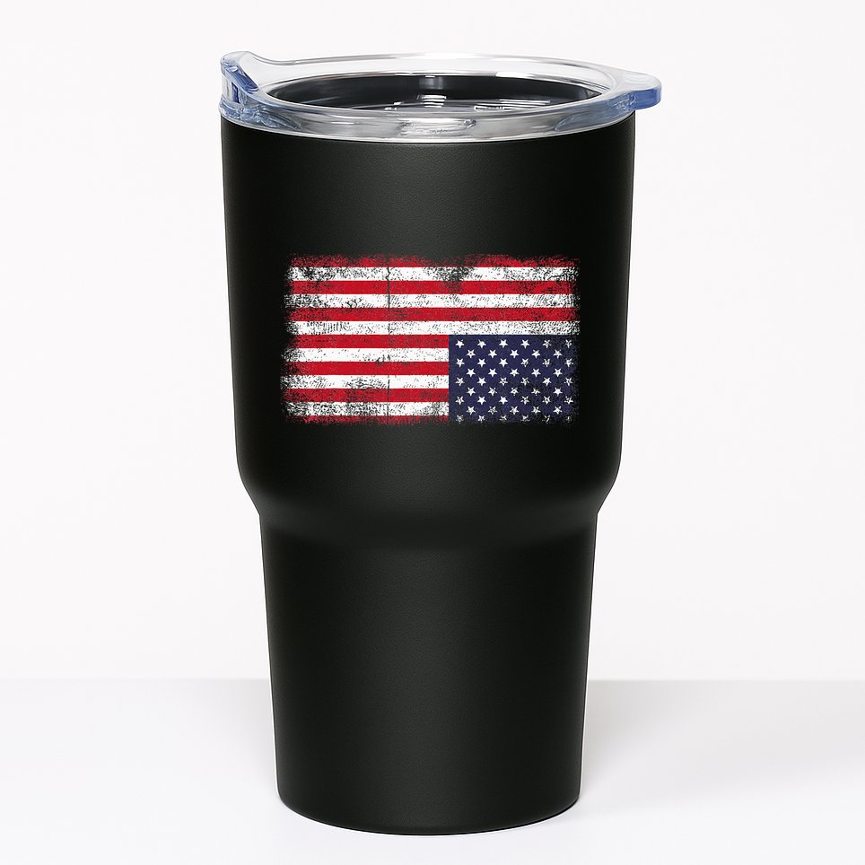 Upside Down American Flag Distress United States Usa Tumbler