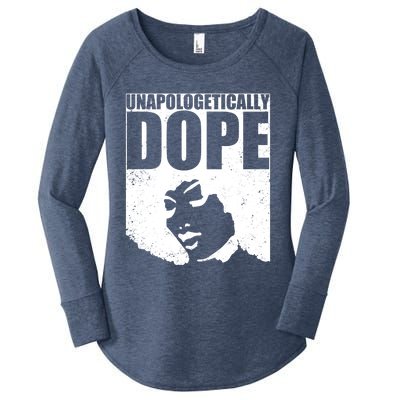 Unapologetically Dope Afro Melanin Black History Month Gift Women's Perfect Tri Tunic Long Sleeve Shirt