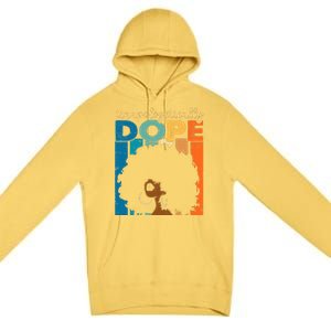 Unapologetically Dope Afro African American Black Pride Premium Pullover Hoodie