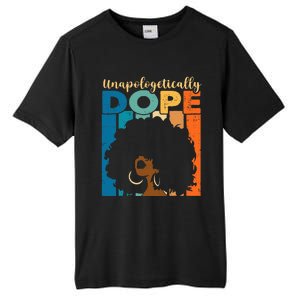 Unapologetically Dope Afro African American Black Pride Tall Fusion ChromaSoft Performance T-Shirt