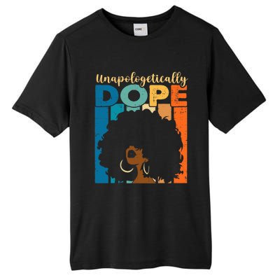 Unapologetically Dope Afro African American Black Pride Tall Fusion ChromaSoft Performance T-Shirt