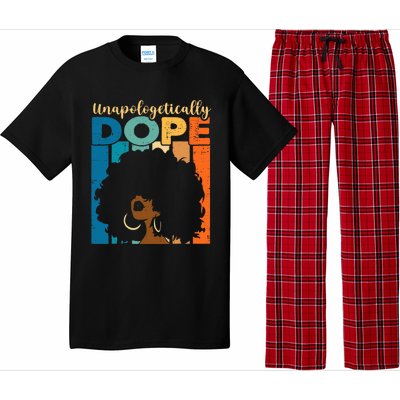 Unapologetically Dope Afro African American Black Pride Pajama Set