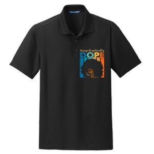 Unapologetically Dope Afro African American Black Pride Dry Zone Grid Polo