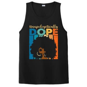 Unapologetically Dope Afro African American Black Pride PosiCharge Competitor Tank