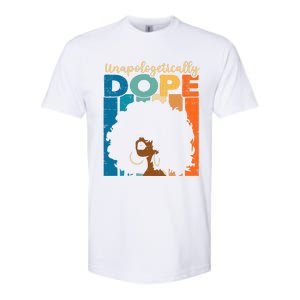 Unapologetically Dope Afro African American Black Pride Softstyle CVC T-Shirt