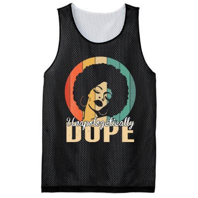 Unapologetically Dope Afro Black History Juneteenth Mesh Reversible Basketball Jersey Tank