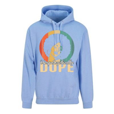 Unapologetically Dope Afro Black History Juneteenth Unisex Surf Hoodie