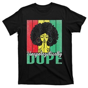 Unapologetically Dope Afro Black History Juneteenth T-Shirt