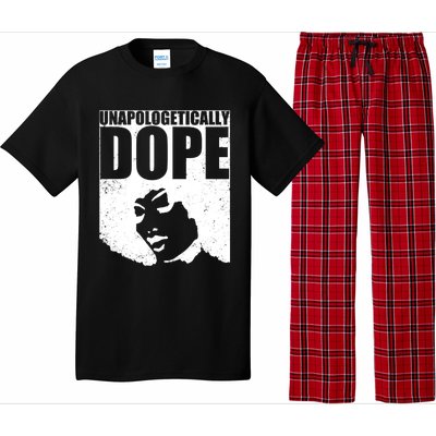 Unapologetically Dope Afro Melanin Black History Month Gift Pajama Set