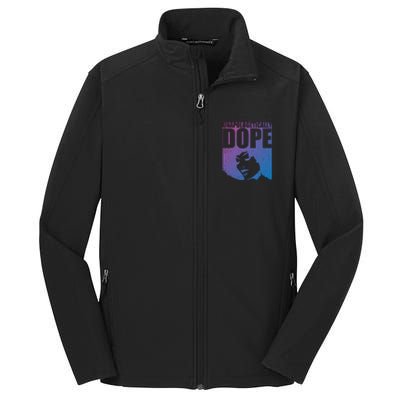 Unapologetically Dope Afro Melanin Black History Month Gift Core Soft Shell Jacket