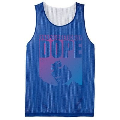 Unapologetically Dope Afro Melanin Black History Month Gift Mesh Reversible Basketball Jersey Tank