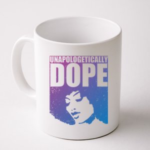 Unapologetically Dope Afro Melanin Black History Month Gift Coffee Mug