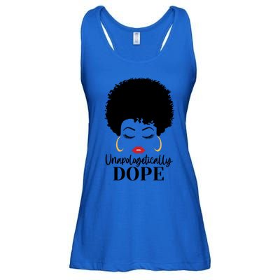 Unapologetically Dope Afro Black (2) Gift Ladies Essential Flowy Tank