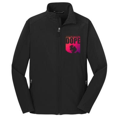 Unapologetically Dope Afro Melanin Black History Month Gift Core Soft Shell Jacket