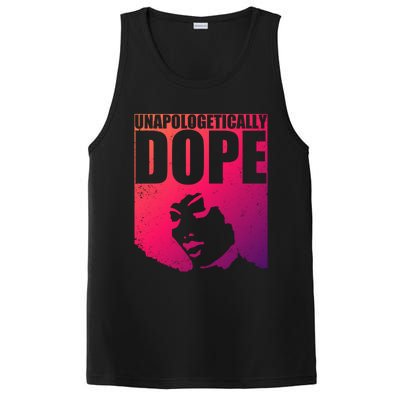 Unapologetically Dope Afro Melanin Black History Month Gift PosiCharge Competitor Tank