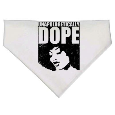 Unapologetically Dope Afro Melanin Black History Month Gift USA-Made Doggie Bandana