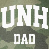 UNH Dad Athletic Arch College University Alumni Legacy Tie Dye Trucker Hat