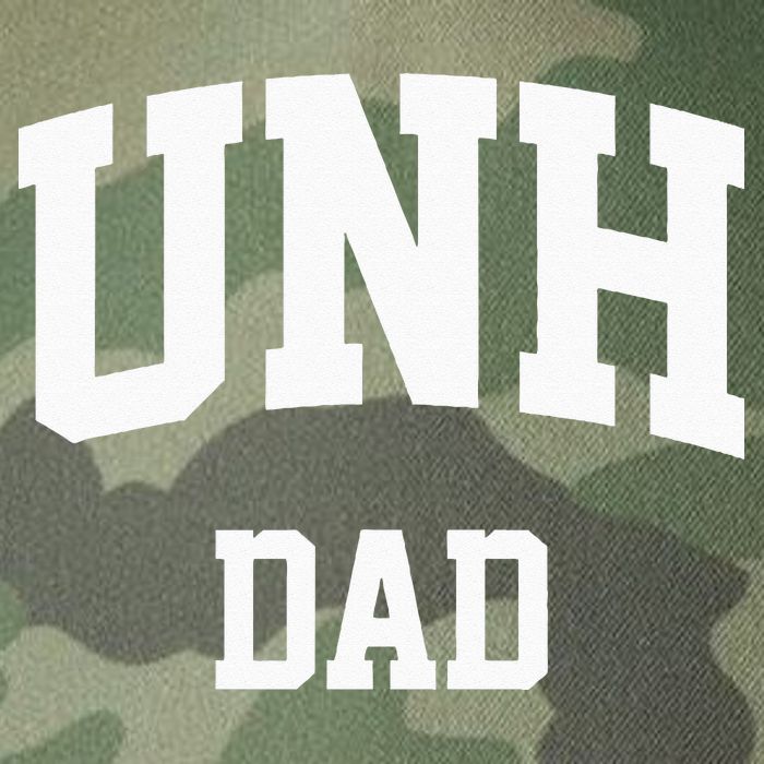 UNH Dad Athletic Arch College University Alumni Legacy Tie Dye Trucker Hat