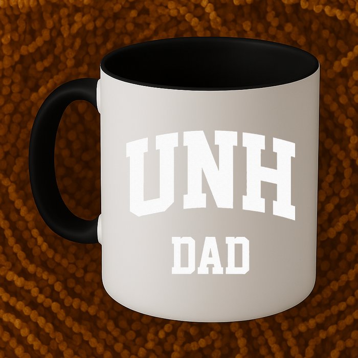 UNH Dad Athletic Arch College University Alumni Mug