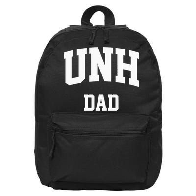 UNH Dad Athletic Arch College University Alumni 16 in Basic Backpack