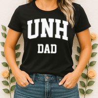 UNH Dad Athletic Arch College University Alumni Womens T-Shirt