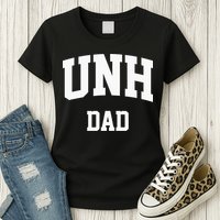 UNH Dad Athletic Arch College University Alumni Womens T-Shirt