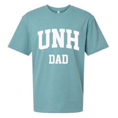 UNH Dad Athletic Arch College University Alumni Sueded Cloud Jersey T-Shirt