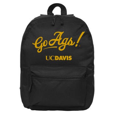 UC Davis Aggies Go Ags 16 in Basic Backpack