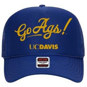 UC Davis Aggies Go Ags High Crown Mesh Back Trucker Hat