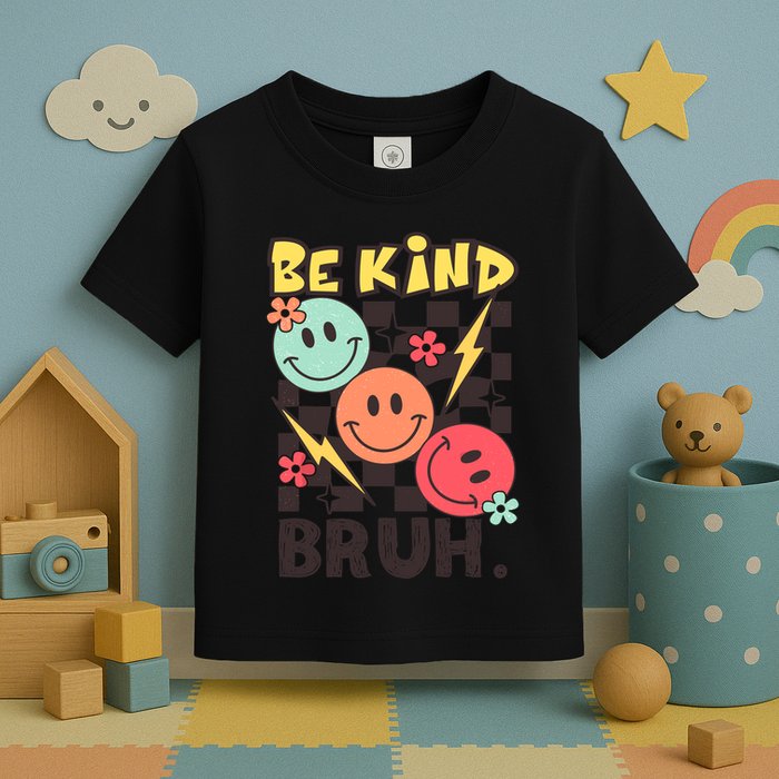 Unity Day Anti Bullying Awareness Kindness Be Kind Bruh Toddler T-Shirt