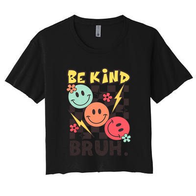 Unity Day Anti Bullying Awareness Kindness Be Kind Bruh Crop Top
