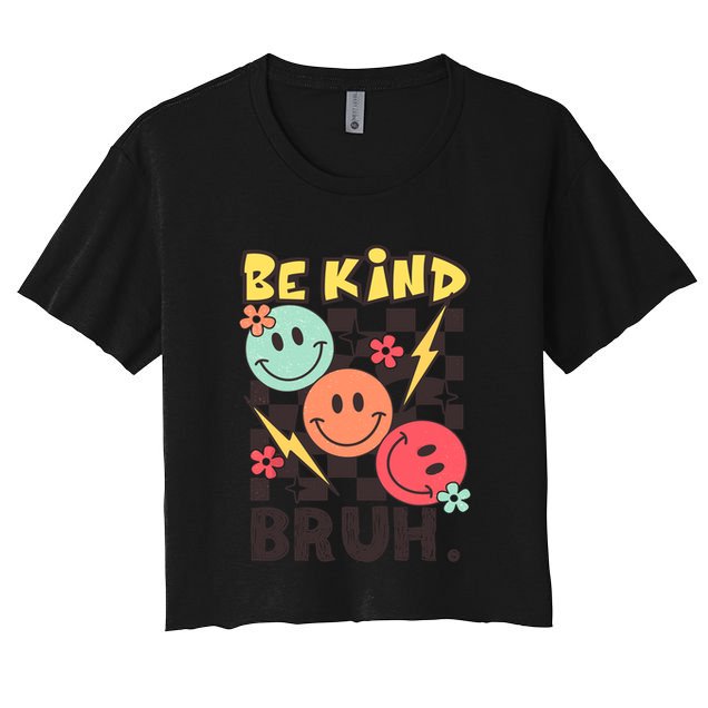 Unity Day Anti Bullying Awareness Kindness Be Kind Bruh Crop Top