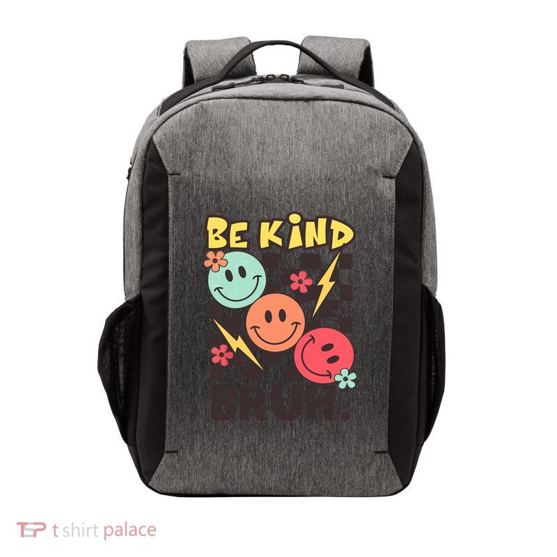 Unity Day Anti Bullying Awareness Kindness Be Kind Bruh Vector Backpack