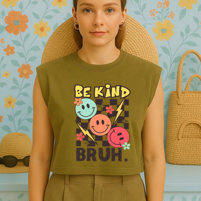 Unity Day Anti Bullying Awareness Kindness Be Kind Bruh Garment-Dyed Women's Muscle Tee