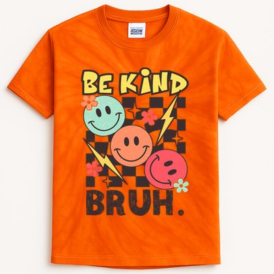 Unity Day Anti Bullying Awareness Kindness Be Kind Bruh Kids Tie-Dye T-Shirt