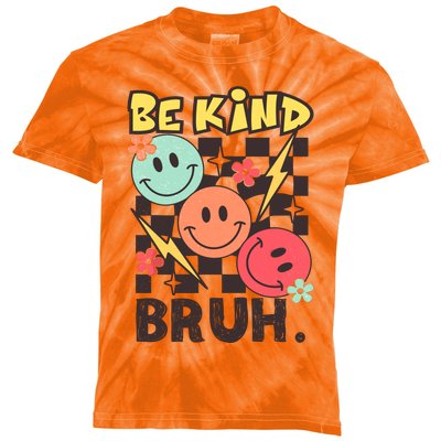 Unity Day Anti Bullying Awareness Kindness Be Kind Bruh Kids Tie-Dye T-Shirt