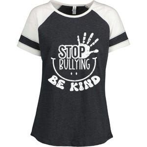 Unity Day Anti Bullying Be Kind Orange End Bullying Enza Ladies Jersey Colorblock Tee