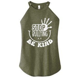 Unity Day Anti Bullying Be Kind Orange End Bullying Women's Perfect Tri Rocker Tank