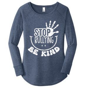 Unity Day Anti Bullying Be Kind Orange End Bullying Women's Perfect Tri Tunic Long Sleeve Shirt