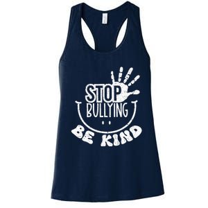 Unity Day Anti Bullying Be Kind Orange End Bullying Women's Racerback Tank