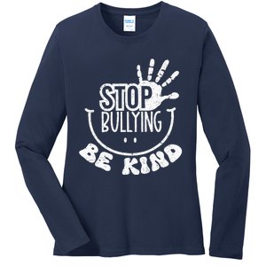 Unity Day Anti Bullying Be Kind Orange End Bullying Ladies Long Sleeve Shirt