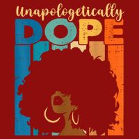 Unapologetically Dope Afro African American Black Pride Cooling Performance Crew T-Shirt