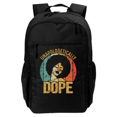 Unapologetically Dope Black Pride Melanin African American Daily Commute Backpack