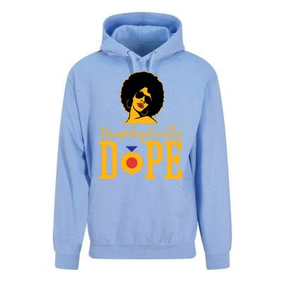 Unapologetically Dope Black Gift Great Gift Unisex Surf Hoodie