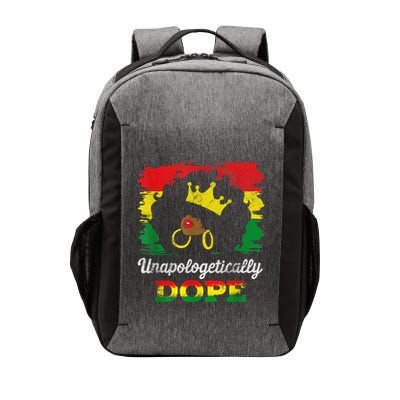 Unapologetically Dope Black History Month African American Vector Backpack